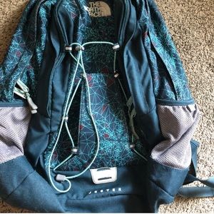 North face “jester” backpack not in bad condition